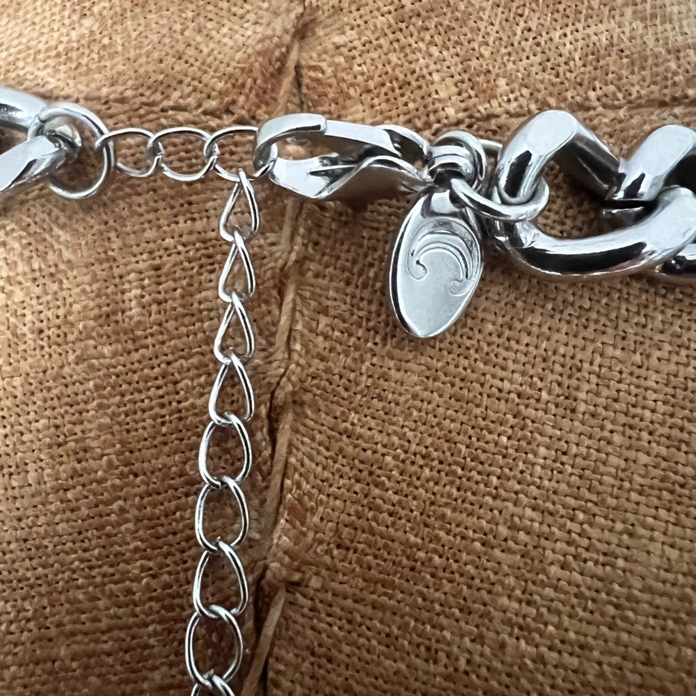 Charming Charlie Purple and Silver Necklace EUC - Picture 4 of 4